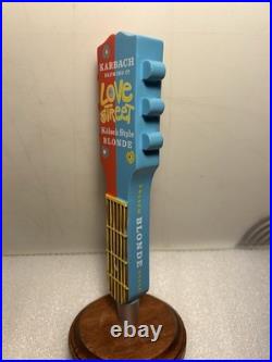 KARBACH LOVE STREET BLONDE 6-STRING ELECTRIC GUITAR Draft beer tap handle TEXAS