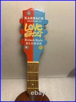 KARBACH LOVE STREET BLONDE 6-STRING ELECTRIC GUITAR Draft beer tap handle TEXAS