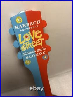 KARBACH LOVE STREET BLONDE 6-STRING ELECTRIC GUITAR Draft beer tap handle TEXAS