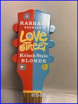 KARBACH LOVE STREET BLONDE 6-STRING ELECTRIC GUITAR Draft beer tap handle TEXAS