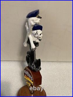 KASSIKS ORIONS QUEST RED ALE PIRATE SKELETONS draft beer tap handle. ALASKA