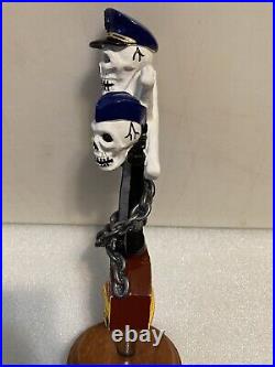 KASSIKS ORIONS QUEST RED ALE PIRATE SKELETONS draft beer tap handle. ALASKA