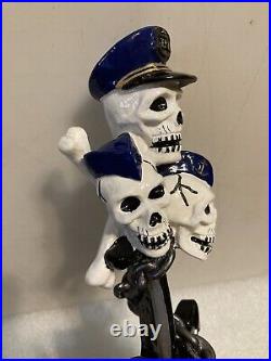 KASSIKS ORIONS QUEST RED ALE PIRATE SKELETONS draft beer tap handle. ALASKA