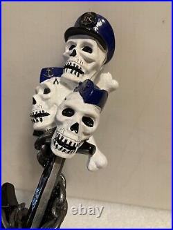 KASSIKS ORIONS QUEST RED ALE PIRATE SKELETONS draft beer tap handle. ALASKA