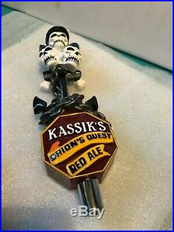 KASSIK'S ORION'S QUEST RED ALE beer tap handle. Kenai, Alaska