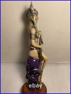 KEYS MEAD HORNY VIKING SPEARFISHER WITH OCTOPUS Draft Mead tap handle. FLORIDA