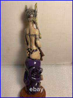 KEYS MEAD HORNY VIKING SPEARFISHER WITH OCTOPUS Draft Mead tap handle. FLORIDA