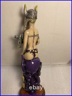 KEYS MEAD HORNY VIKING SPEARFISHER WITH OCTOPUS Draft Mead tap handle. FLORIDA