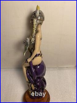 KEYS MEAD HORNY VIKING SPEARFISHER WITH OCTOPUS Draft Mead tap handle. FLORIDA