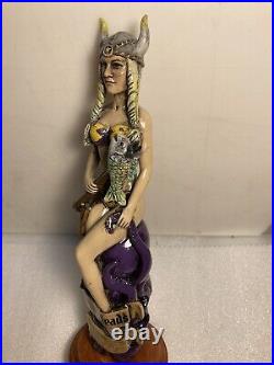 KEYS MEAD HORNY VIKING SPEARFISHER WITH OCTOPUS Draft Mead tap handle. FLORIDA