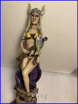 KEYS MEAD HORNY VIKING SPEARFISHER WITH OCTOPUS Draft Mead tap handle. FLORIDA
