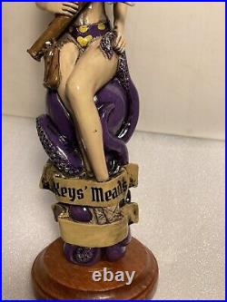 KEYS MEAD HORNY VIKING SPEARFISHER WITH OCTOPUS Draft Mead tap handle. FLORIDA