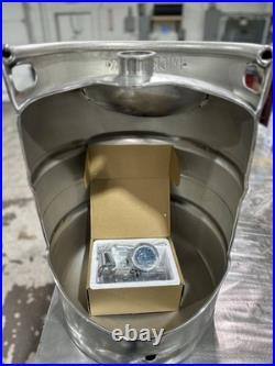 Keg Urinal with Automatic Flush Perfect for Bars & Man Caves