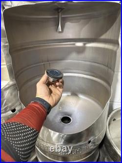 Keg Urinal with Automatic Flush Perfect for Bars & Man Caves