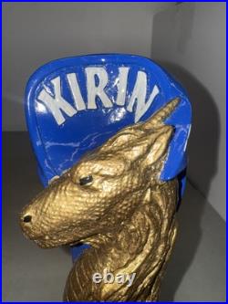 Kirin Ichiban Gold Dragon Rare Old Japan 10 Draft Beer Tap Handle Mancave Bar