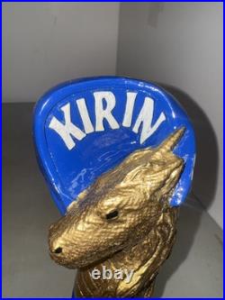 Kirin Ichiban Gold Dragon Rare Old Japan 10 Draft Beer Tap Handle Mancave Bar
