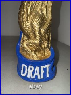 Kirin Ichiban Gold Dragon Rare Old Japan 10 Draft Beer Tap Handle Mancave Bar
