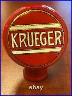 Krueger beer ball tap marker knob handle bakelite vintage antique old