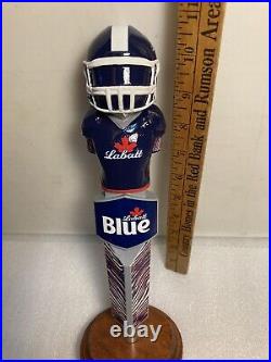 LABATT BLUE BUFFALO BILLS NFL TEAM PLAYER Draft beer tap handle. USA/CANADA