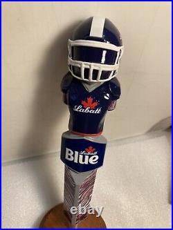 LABATT BLUE BUFFALO BILLS NFL TEAM PLAYER Draft beer tap handle. USA/CANADA