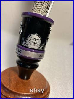 LEFT COAST SKELETON VOODOO DOLL AMERICAN STOUT Draft beer tap handle. CALIFORNIA