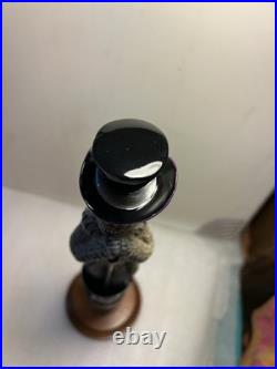 LEFT COAST SKELETON VOODOO DOLL AMERICAN STOUT Draft beer tap handle. CALIFORNIA