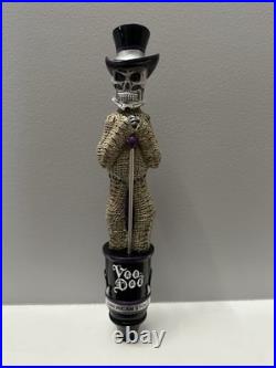 LEFT COAST SKELETON VOODOO DOLL AMERICAN STOUT Tap Handle