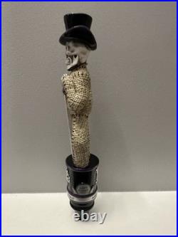 LEFT COAST SKELETON VOODOO DOLL AMERICAN STOUT Tap Handle