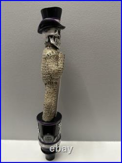 LEFT COAST SKELETON VOODOO DOLL AMERICAN STOUT Tap Handle