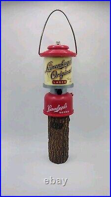 LEINENKUGEL'S Figural Beer Tap Handle Coleman Lantern