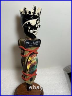 LE CORSAIRE PIRATE BREWERY DEAD PIRATE IN A COFFIN Draft beer tap handle. CANADA