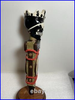 LE CORSAIRE PIRATE BREWERY DEAD PIRATE IN A COFFIN Draft beer tap handle. CANADA