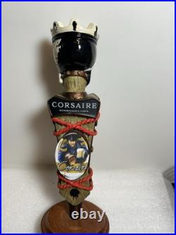 LE CORSAIRE PIRATE BREWERY DEAD PIRATE IN A COFFIN Draft beer tap handle. CANADA