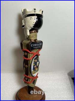 LE CORSAIRE PIRATE BREWERY DEAD PIRATE IN A COFFIN Draft beer tap handle. CANADA