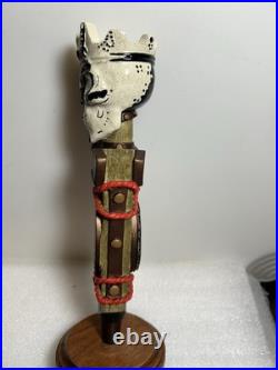 LE CORSAIRE PIRATE BREWERY DEAD PIRATE IN A COFFIN Draft beer tap handle. CANADA