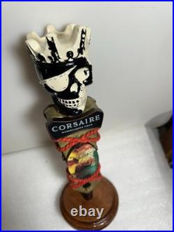 LE CORSAIRE PIRATE BREWERY DEAD PIRATE IN A COFFIN Draft beer tap handle. CANADA