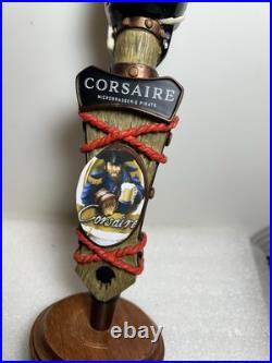 LE CORSAIRE PIRATE BREWERY DEAD PIRATE IN A COFFIN Draft beer tap handle. CANADA