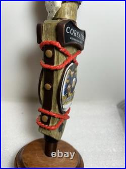 LE CORSAIRE PIRATE BREWERY DEAD PIRATE IN A COFFIN Draft beer tap handle. CANADA