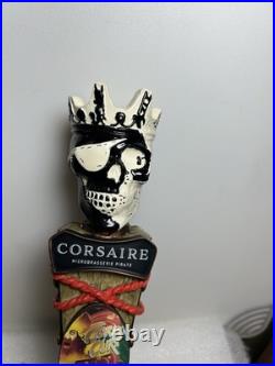 LE CORSAIRE PIRATE BREWERY DEAD PIRATE IN A COFFIN Draft beer tap handle. CANADA LE CORSAIRE PIRATE BREWERY DEAD PIRATE IN A COFFIN Draft beer tap handle. CANADA