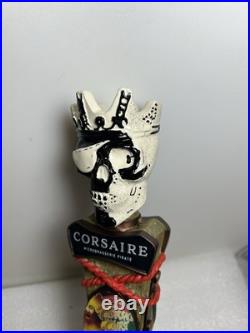 LE CORSAIRE PIRATE BREWERY DEAD PIRATE IN A COFFIN Draft beer tap handle. CANADA