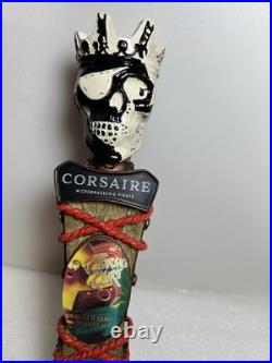 LE CORSAIRE PIRATE BREWERY DEAD PIRATE IN A COFFIN Draft beer tap handle. CANADA