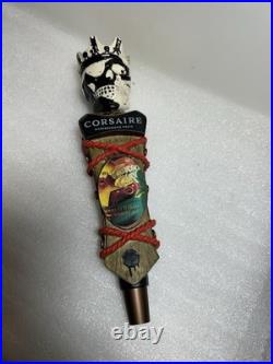 LE CORSAIRE PIRATE BREWERY DEAD PIRATE IN A COFFIN Draft beer tap handle. CANADA