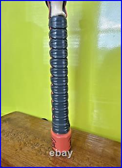 LIABILITY Brewing MORTAL COMBAT BEER Tap Handle 11 WOMBAT CAT NINJA SC Brewery