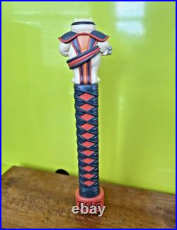 LIABILITY Brewing MORTAL COMBAT NINJA BEER Tap Handle 11 WOMBAT CAT S CAROLINA
