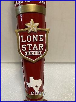 LONE STAR BEER RED WHITE AND BLUE TEXAS ARMADILLO Draft beer tap handle. TEXAS LONE STAR BEER RED WHITE AND BLUE TEXAS ARMADILLO Draft beer tap handle. TEXAS