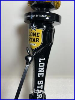 LONE STAR BOCK BEER WILD BIG HORN RAMS HEAD Draft beer tap handle. TEXAS LONE STAR BOCK BEER WILD BIG HORN RAMS HEAD Draft beer tap handle. TEXAS