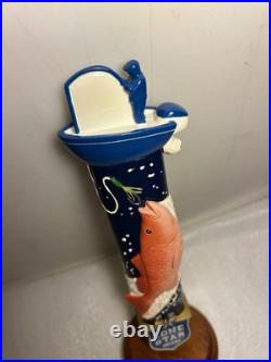 LONE STAR LIGHT BEER TEXAS-STYLE FLY-FISHING Draft beer tap handle. TEXAS