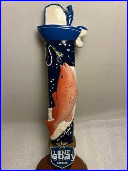 LONE STAR LIGHT BEER TEXAS-STYLE FLY-FISHING Draft beer tap handle. TEXAS