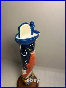 LONE STAR LIGHT BEER TEXAS-STYLE FLY-FISHING Draft beer tap handle. TEXAS