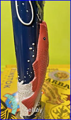 LONE STAR Light BEER Tap Handle Gulf FISING BOAT Red Snapper TEXAS 11 NEW